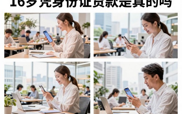 16岁凭身份证贷款是真的吗,未成年人正规借款渠道有哪些