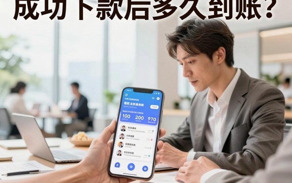 成功下款后多久到账？成功下款后资金长时间未到账怎么办