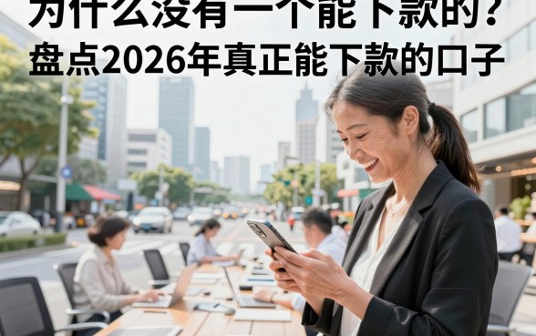 为什么没有一个能下款的？盘点2026年真正能下款的口子