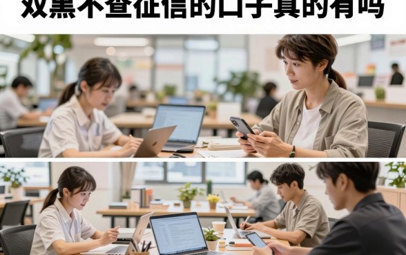 双黑不查征信的口子真的有吗，双黑户在哪里能借到钱