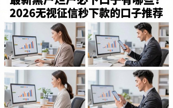 最新黑户烂户必下口子有哪些？2026无视征信秒下款的口子推荐