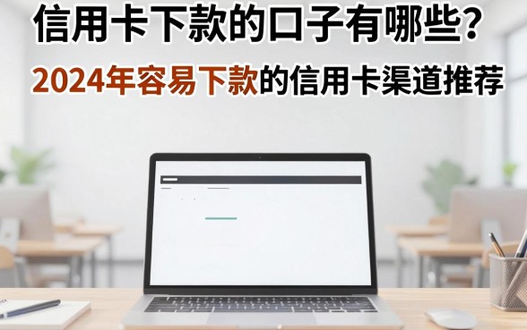 信用卡下款的口子有哪些？2024年容易下款的信用卡渠道推荐