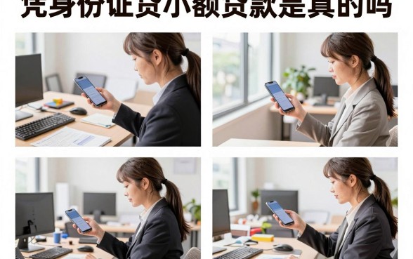 凭身份证贷小额贷款是真的吗,凭身份证如何快速贷到款