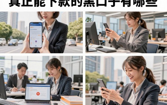 真正能下款的黑口子有哪些,2026年真正能下款的黑口子哪里找