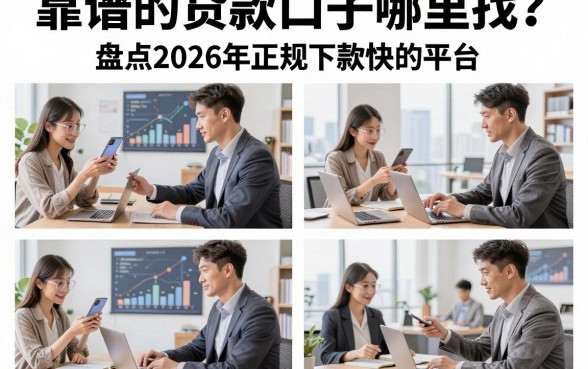 靠谱的贷款口子哪里找？盘点2026年正规下款快的平台