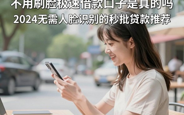 不用刷脸极速借款口子是真的吗,2024无需人脸识别的秒批贷款推荐