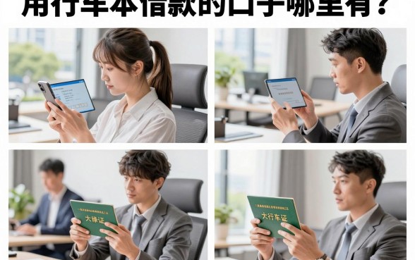 用行车本借款的口子哪里有?行车本抵押贷款能贷多少钱