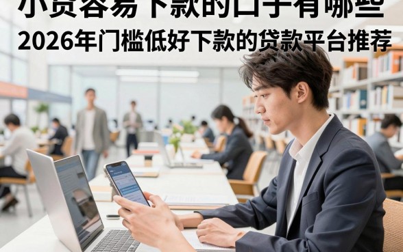 小贷容易下款的口子有哪些,2026年门槛低好下款的贷款平台推荐
