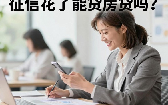 征信花了能贷房贷吗?征信花怎么补救才能顺利批贷