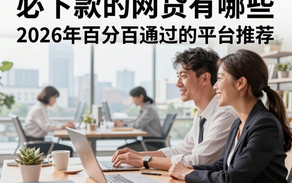 必下款的网贷有哪些,2026年百分百通过的平台推荐