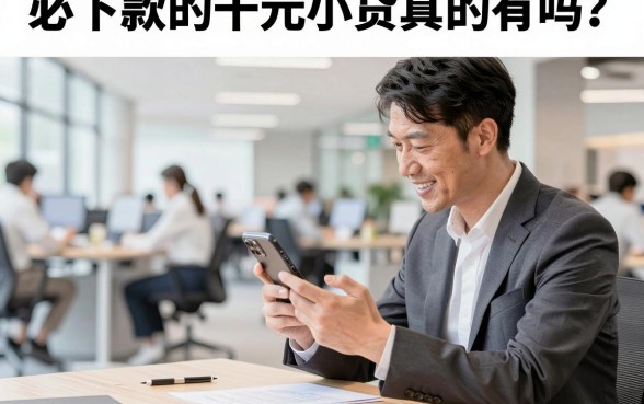 必下款的千元小贷真的有吗？2026年审核容易通过的小贷推荐