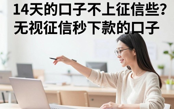 14天的口子不上征信的有哪些？盘点无视征信秒下款的口子