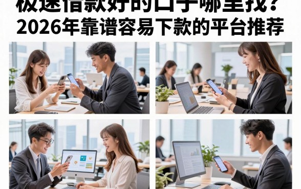 极速借款好的口子哪里找?2026年靠谱容易下款的平台推荐