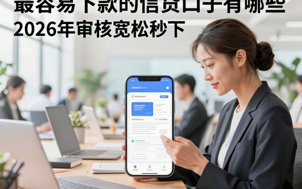 最容易下款的信贷口子有哪些,2026年审核宽松秒下的贷款平台推荐