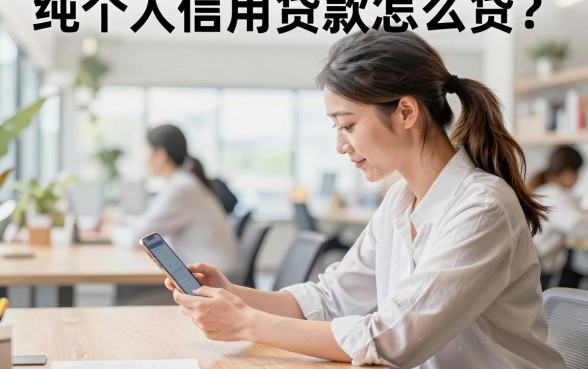 纯个人信用贷款怎么贷?无抵押正规银行申请条件与流程
