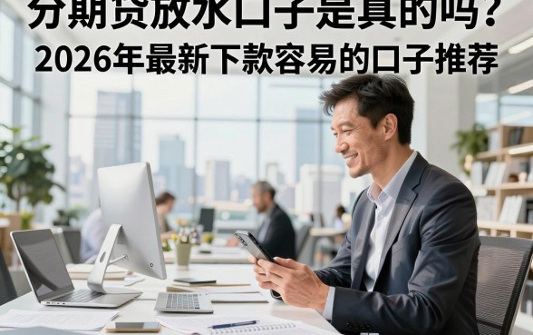 分期贷放水口子是真的吗?2026年最新下款容易的口子推荐