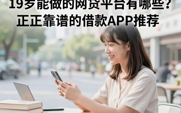 19岁能做的网贷平台有哪些?正规靠谱的借款APP推荐