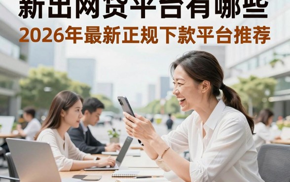 新出网贷平台有哪些，2026年最新正规下款平台推荐