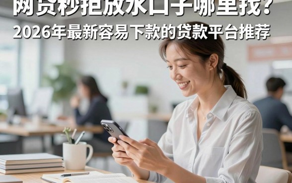 网贷秒拒放水口子哪里找?2026年最新容易下款的贷款平台推荐
