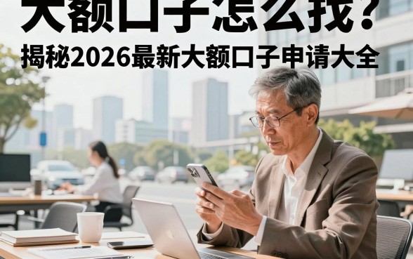 大额口子怎么找?揭秘2026最新大额口子申请大全