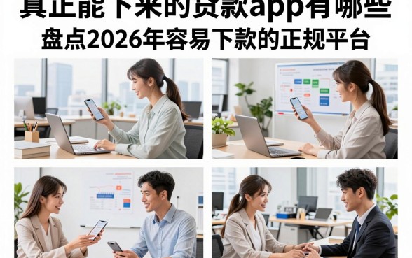 真正能下来的贷款app有哪些，盘点2026年容易下款的正规平台