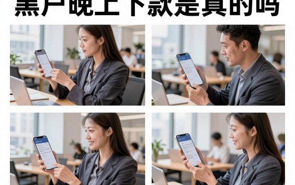 黑户晚上下款是真的吗,黑户晚上下款哪个平台容易通过