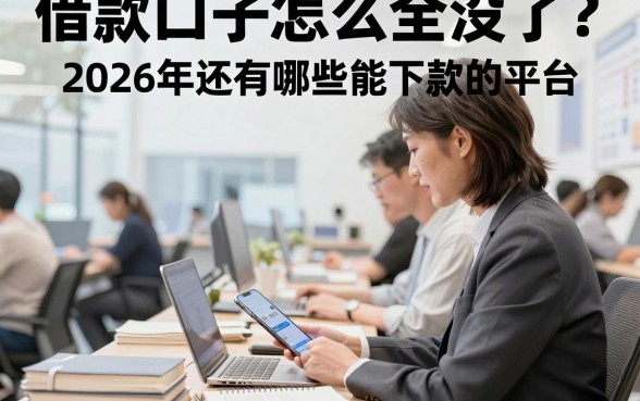借款口子怎么全没了？2026年还有哪些能下款的平台？
