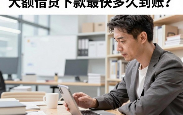 大额借贷下款最快多久到账?大额借贷下款真的靠谱吗