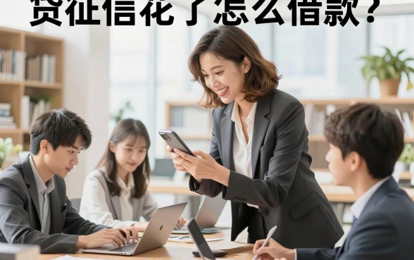贷征信花了怎么借款？哪里能下款容易通过