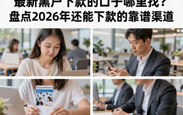 最新黑户下款的口子哪里找?盘点2026年还能下款的靠谱渠道