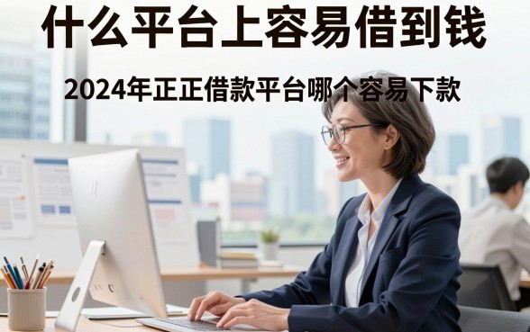 什么平台上容易借到钱,2024年正规借款平台哪个容易下款?