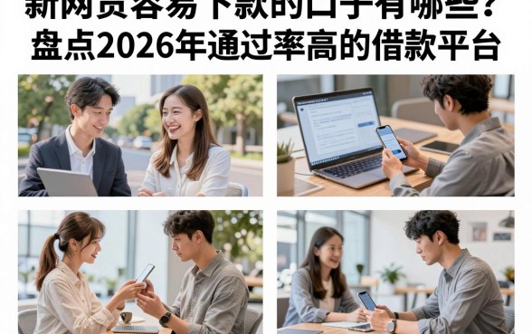 新网贷容易下款的口子有哪些？盘点2026年通过率高的借款平台