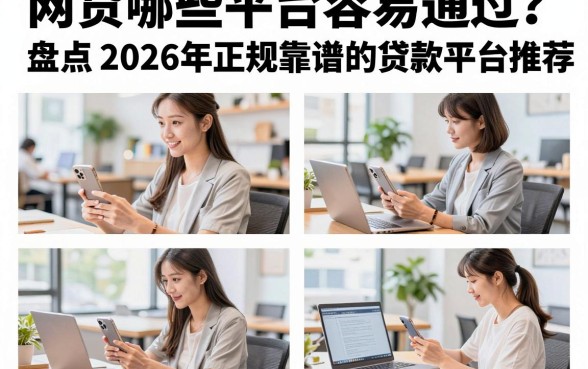 网贷哪些平台容易通过?盘点2026年正规靠谱的贷款平台推荐