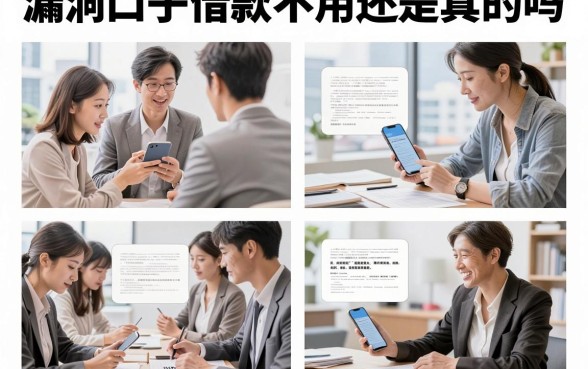 漏洞口子借款不用还是真的吗，借了黑口子贷款不还有什么后果