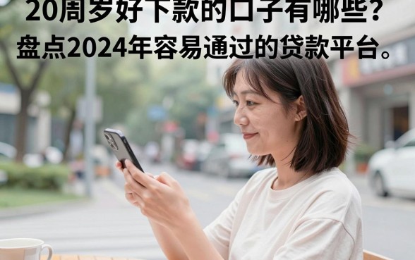 20周岁好下款的口子有哪些？盘点2024年容易通过的贷款平台