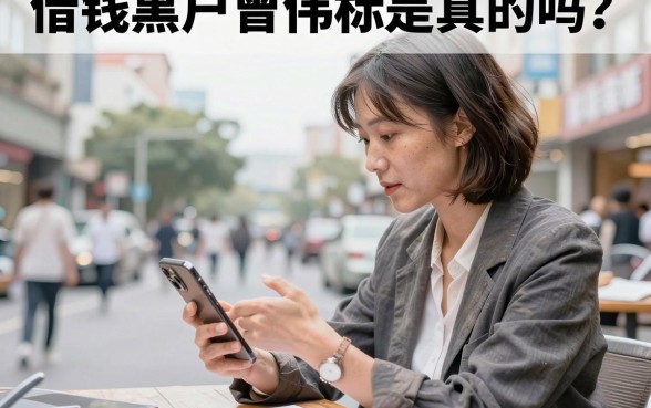 借钱黑户曾伟标是真的吗?黑户贷款必看避坑指南