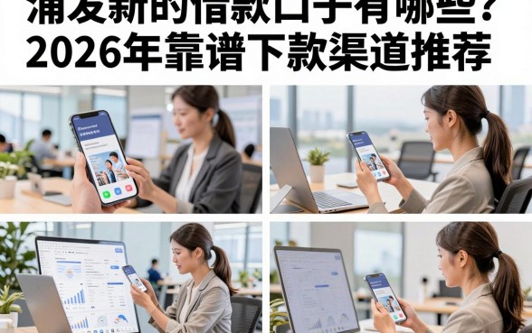 浦发新的借款口子有哪些?2026年靠谱下款渠道推荐
