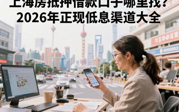 上海房抵押借款口子哪里找？2026年正规低息渠道大全
