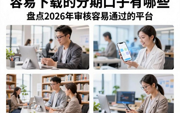 容易下载的分期口子有哪些,盘点2026年审核容易通过的平台