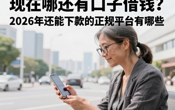 现在哪还有口子借钱？2026年还能下款的正规平台有哪些