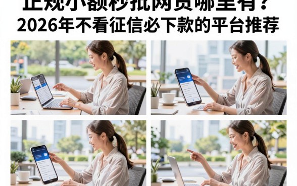 正规小额秒批网贷哪里有?2026年不看征信必下款的平台推荐