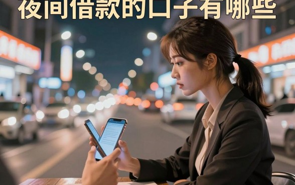 夜间借款的口子有哪些，盘点几个深夜能下款的口子