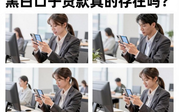 黑白口子贷款真的存在吗?揭秘黑白户能下款的口子