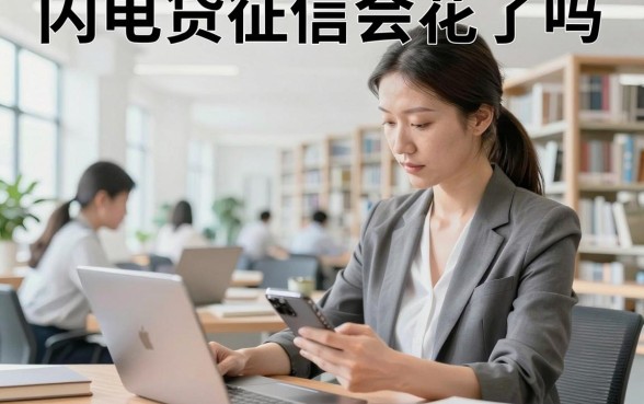 闪电贷征信会花了吗,申请闪电贷会上征信吗有影响吗