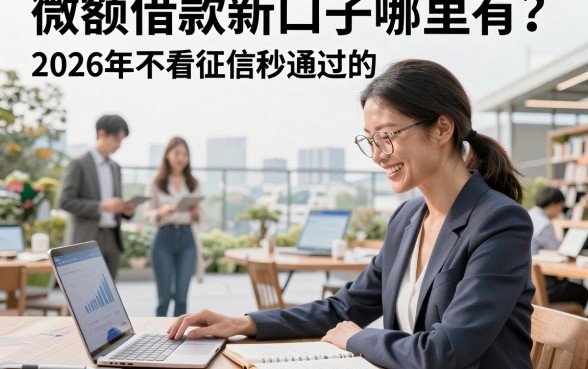 微额借款新口子哪里有?2026年不看征信秒通过的正规平台推荐