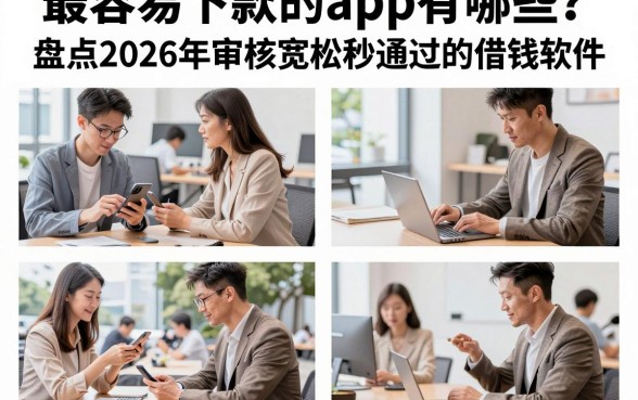 最容易下款的app有哪些?盘点2026年审核宽松秒通过的借钱软件