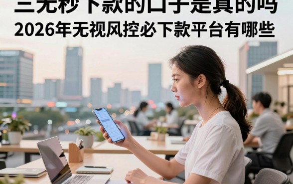 三无秒下款的口子是真的吗，2026年无视风控必下款平台有哪些