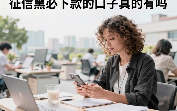 征信黑必下款的口子真的有吗,征信黑户哪里能快速借到钱
