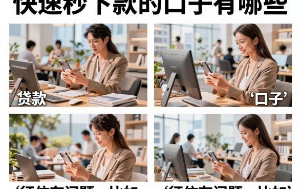 快速秒下款的口子有哪些,2026年最新靠谱渠道推荐