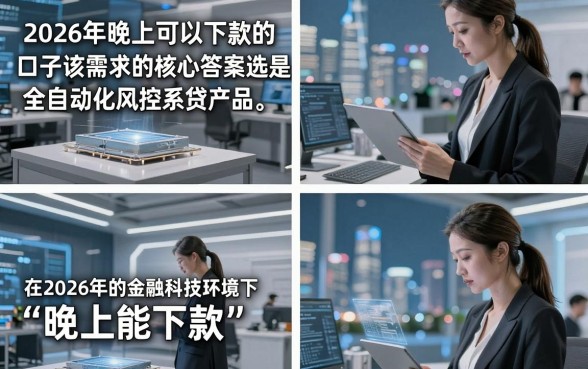 2026晚上能下款的口子有哪些?深夜急需用钱哪里能快速贷?
